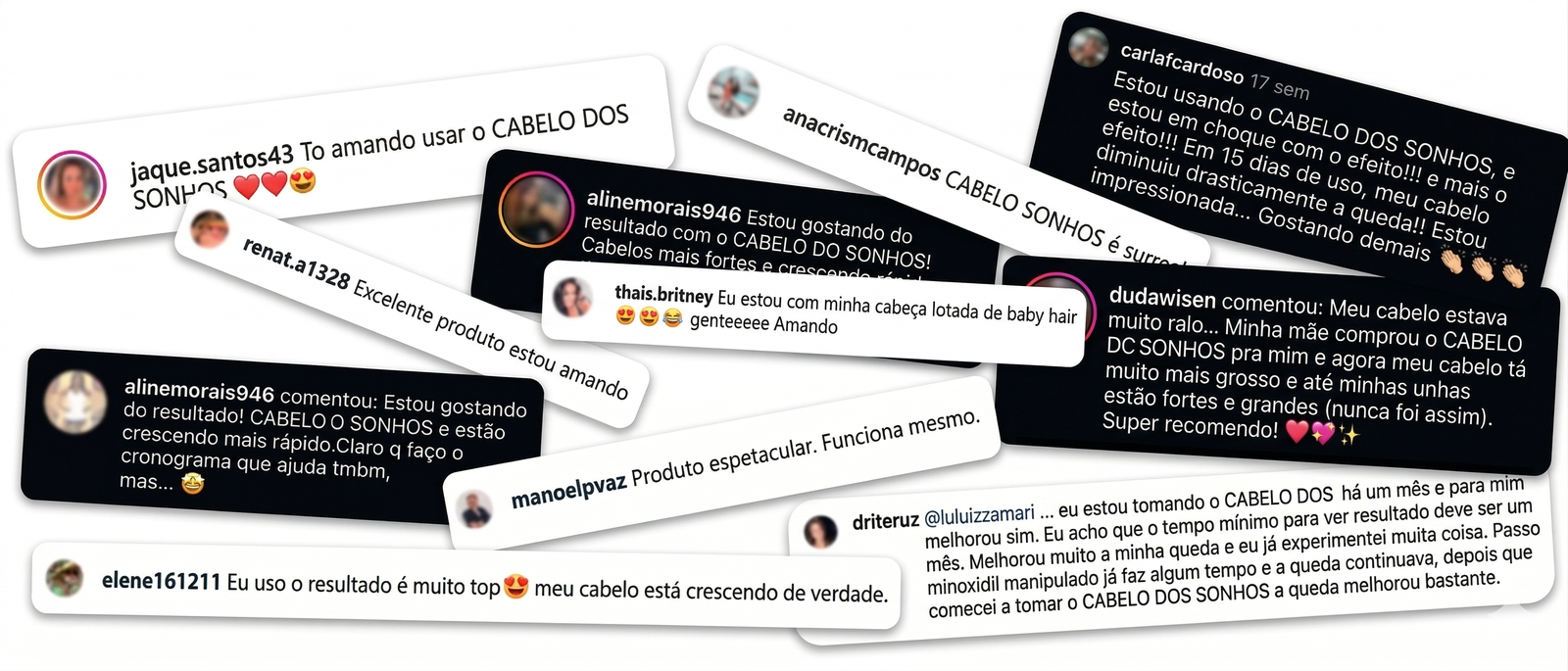 Resultados Cabelos dos Sonhos